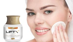 mulher usando creme lift x